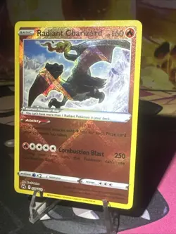 Radiant Charizard 020/159 Crown Zenith Holo Sword & Shield Pokemon Pokemon NM+ - Image 2
