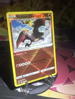 Radiant Charizard 020/159 Crown Zenith Holo Sword & Shield Pokemon Pokemon NM+ - Image 3