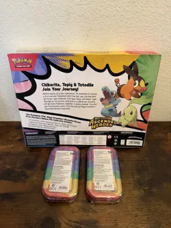 Pokemon Ascended Heroes First Partner Deluxe Pin Collection & Mini Tin NEW! - Image 2