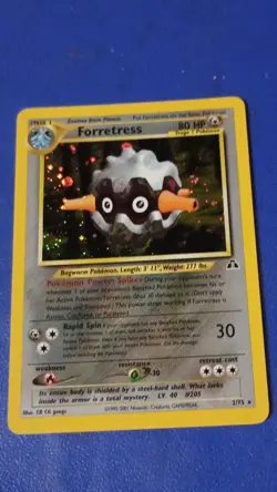 Pokemon TCG Forretress Holo Rare Unlimited 2/75 Neo Discovery 80 HP English - Image 1