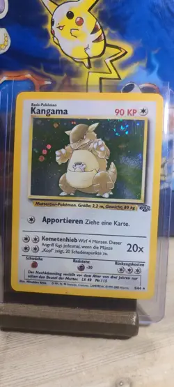 (NM) Kangama 5/64 Dschungel Holo Rare Pokemon Karte Deutsch 🇩🇪 Swirl Vintage - Image 1