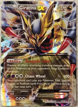 Pokemon Giratina EX 57/98 XY Ancient Origins English NM/LP - Image 1