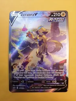 Zeraora V 166/198 - 2021 Pokemon Chilling Reign - Alternate Full Art - NM - Image 1
