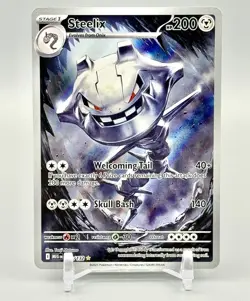 Steelix 150/132 Illustration Rare ME01: Mega Evolution NM Pokemon - Image 1