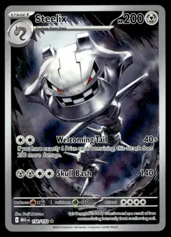 NM ME01: Mega Evolution Steelix Illustration Rare 150/132 Pokemon TCG - Image 1