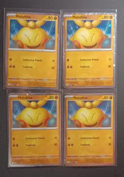 Makuhita 068 Perfect Order full playset (4 copies) Cosmo Holo Promo Pokemon TCG - Image 1