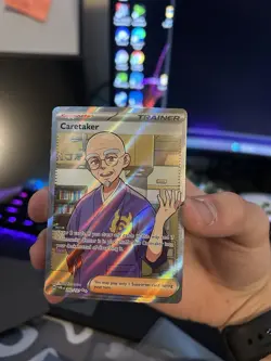Pokemon Caretaker Sv06: Twilight Masquerade Full Art Holo Trainer 203/167 - Image 1