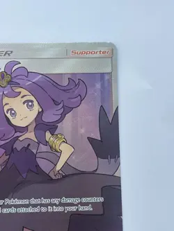 Pokemon Acerola Trainer Supporter Full Art Ultra Rare SM-Burning Shadows 142/147 - Image 3