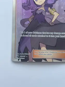 Pokemon Acerola Trainer Supporter Full Art Ultra Rare SM-Burning Shadows 142/147 - Image 5