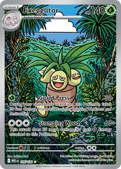 Pokemon Exeggutor 135/132 Mega Evolution Illustration Rare NM - Image 1