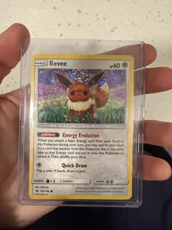 Pokemon Eevee Sun and Moon General Mills Sequin Holo 2017 101/149 - Image 1