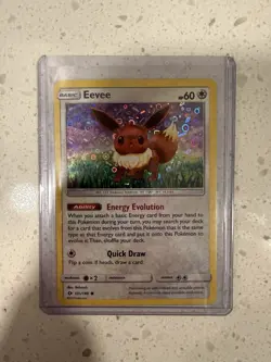 Pokemon Eevee Sun and Moon General Mills Sequin Holo 2017 101/149 - Image 3