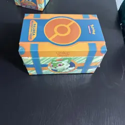 Pokemon TCG Paldea Adventure Chest Sealed Box English 2024 7 Promo 6 Booster - Image 1