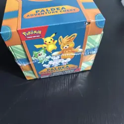 Pokemon TCG Paldea Adventure Chest Sealed Box English 2024 7 Promo 6 Booster - Image 2