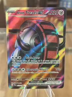 Iron Treads ex - Full Art - Scarlet Violet Base 233 Pokemon Free Shipping! - Image 1