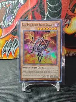 Yu-Gi-Oh! Red-Eyes Black Flare Dragon CORE-EN020 1st Edition Super Rare - Image 1