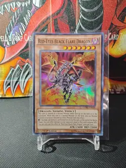 Yu-Gi-Oh! Red-Eyes Black Flare Dragon CORE-EN020 1st Edition Super Rare - Image 2