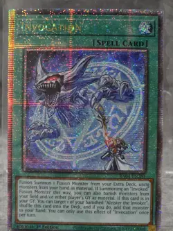 Invocation RA04-EN281 Quarter Century Secret Rare NM Yugioh - Image 1