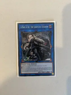 Yugioh A Bao A Qu, the Lightless Shadow SUDA-EN049 Secret Rare 1st Ed NM - Image 1