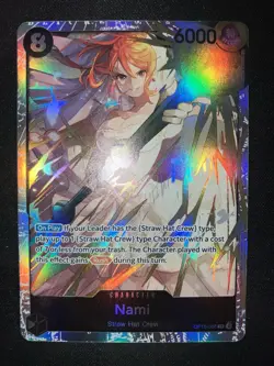 One Piece TCG Nami (OP15-086) SR Adventure on KAMI’s Island English NM - Image 1