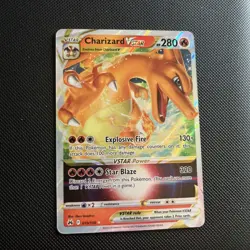 Pokemon TCG Charizard VSTAR Crown Zenith Holo Ultra Rare Card 019/159 - Image 1