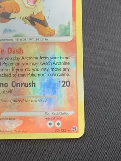 Pokemon TCG Arcanine Secret Wonders Reverse Holo Rare Card 22/132 - Image 5