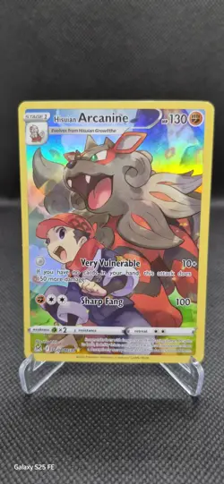 Pokemon Card - Hisuian Arcanine Lost Origin TG08/TG30 Ultra Rare - Image 1