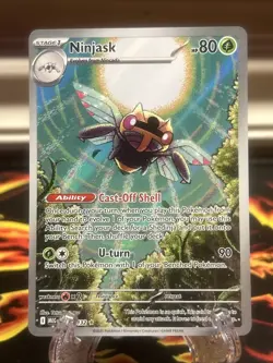 Pokemon TCG Ninjask Illustration Rare Card #137/132 - Image 1