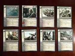 Lord of the Rings TCG 8 Uncommon Card Lot Gondor Madril Sword Repairs Bow Hardy - Image 1