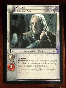 Lord of the Rings TCG 8 Uncommon Card Lot Gondor Madril Sword Repairs Bow Hardy - Image 3