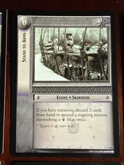 Lord of the Rings TCG 8 Uncommon Card Lot Gondor Madril Sword Repairs Bow Hardy - Image 4
