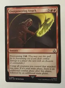Overpowering Attack - ACR #37 Uncommon - NM / Mint Assassin's Creed Single MTG - Image 1