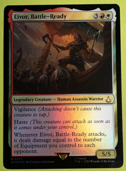 Eivor, Battle-Ready ACR 274 FOIL MTG NM/M Never Played - Image 1