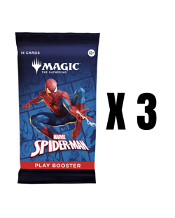 MTG Marvel’s Spider-Man Play Booster Pack - New and Sealed! (3Pack) - Image 1