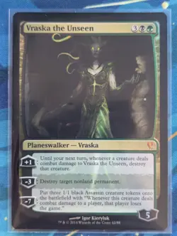 MTG Vraska the Unseen FOIL - NM - Duel Decks - Image 1