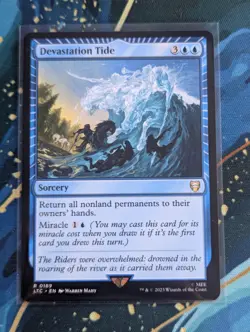MTG Devastation Tide - NM - Lord of the Rings Commander - Image 1