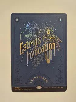 Estrids Invocation #1325 Secret Lair Drop Rainbow Foil Rare - Image 1