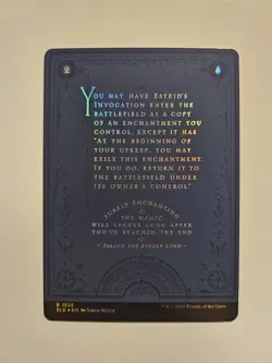 Estrids Invocation #1325 Secret Lair Drop Rainbow Foil Rare - Image 2