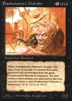 [1x] Frankenstein's Monster Near Mint, English The Dark MTG Magic - Image 1