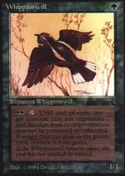 [1x] Whippoorwill Slight Play, English The Dark MTG Magic - Image 1