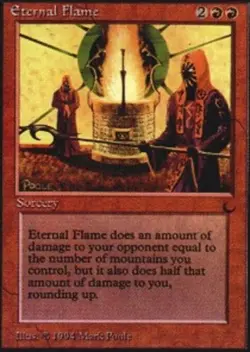 [1x] Eternal Flame Near Mint, English The Dark MTG Magic - Image 1