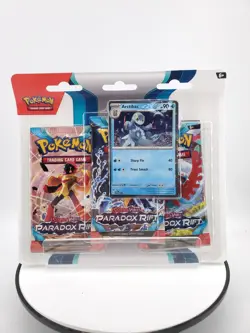 Pokemon Scarlet and Violet Paradox Rift 3 Pack Blister Arctibax - Image 2