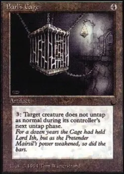 [1x] Barl's Cage Slight Play, English The Dark MTG Magic - Image 1