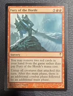 MTG Magic the Gathering Fury of the Horde Coldsnap #81 LP - Image 1