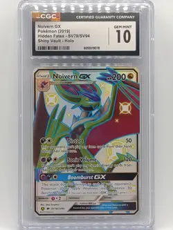Pokemon 2019 Hidden Fates Noivern GX Shiny Vault SV78/SV94 CGC 10 Gem Mint 💎 - Image 1