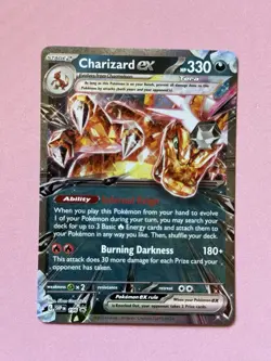 Pokemon Promo Charizard EX 161 SV Scarlet & Violet 330 HP Holo English - Image 1
