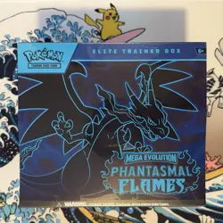 Mega Evolution Phantasmal Flames Elite Trainer Box ETB Pokemon TCG FactorySealed - Image 1