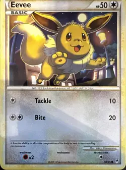 Eevee 56/95 Common Call of Legends Pokemon Lightly Played - Image 1