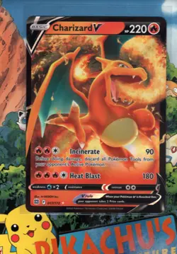 Pokemon TCG Charizard V 017/172 Brilliant Stars Ultra Rare NM/M - Image 1