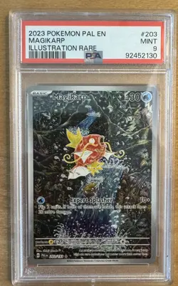 Magikarp 203/193 Paldea Evolved Illustration Rare PSA 9 Mint 2023 - Image 1